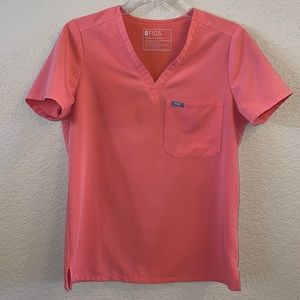 FIGS Pink Scrub Top